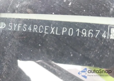 2020 Toyota Corolla Se из США, поврежденный, VIN 5YFS4RCEXLP019674